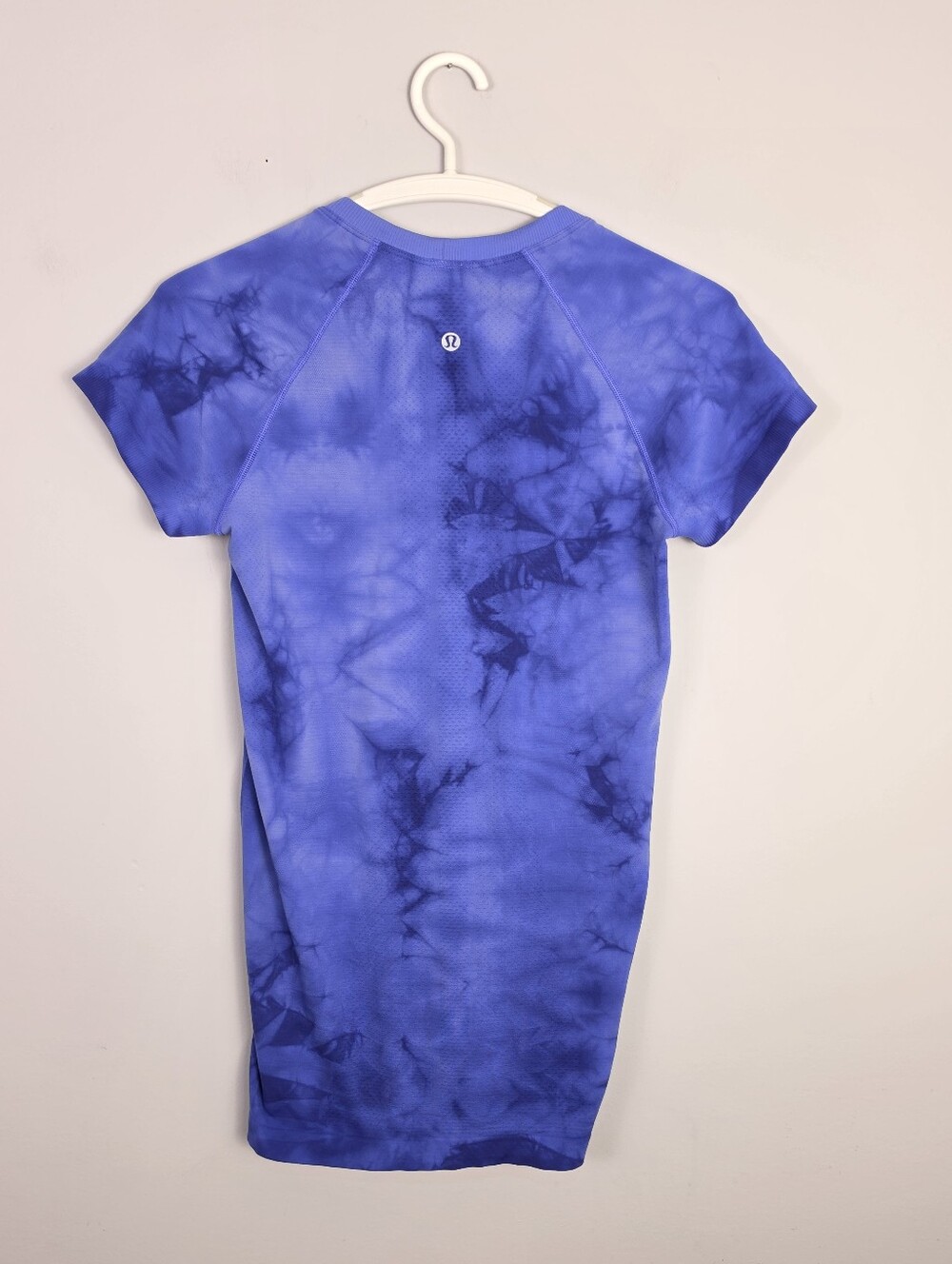 Lululemon Swiftly Tech Short-Sleeve Shirt 2.0Marble Dye Pipe Dream Blue Size 6